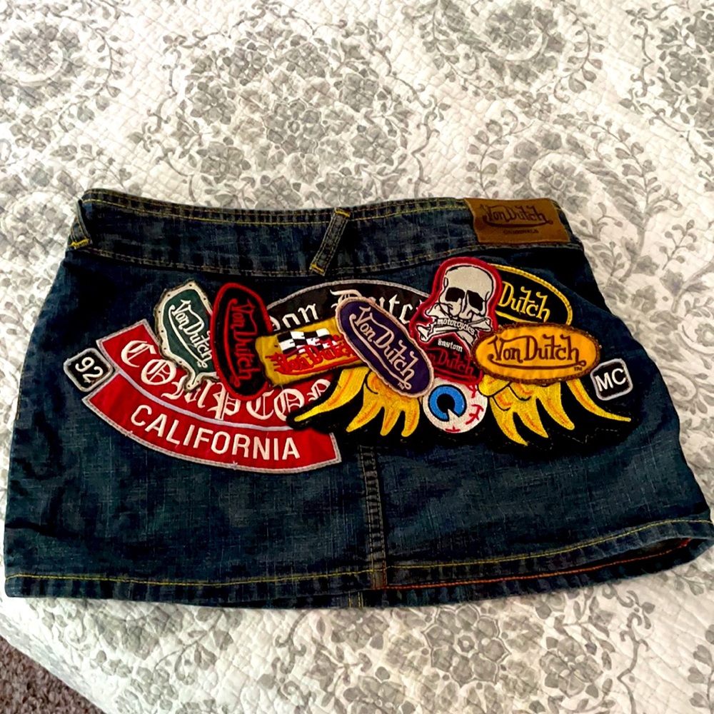 Mini limited edition denim skirt